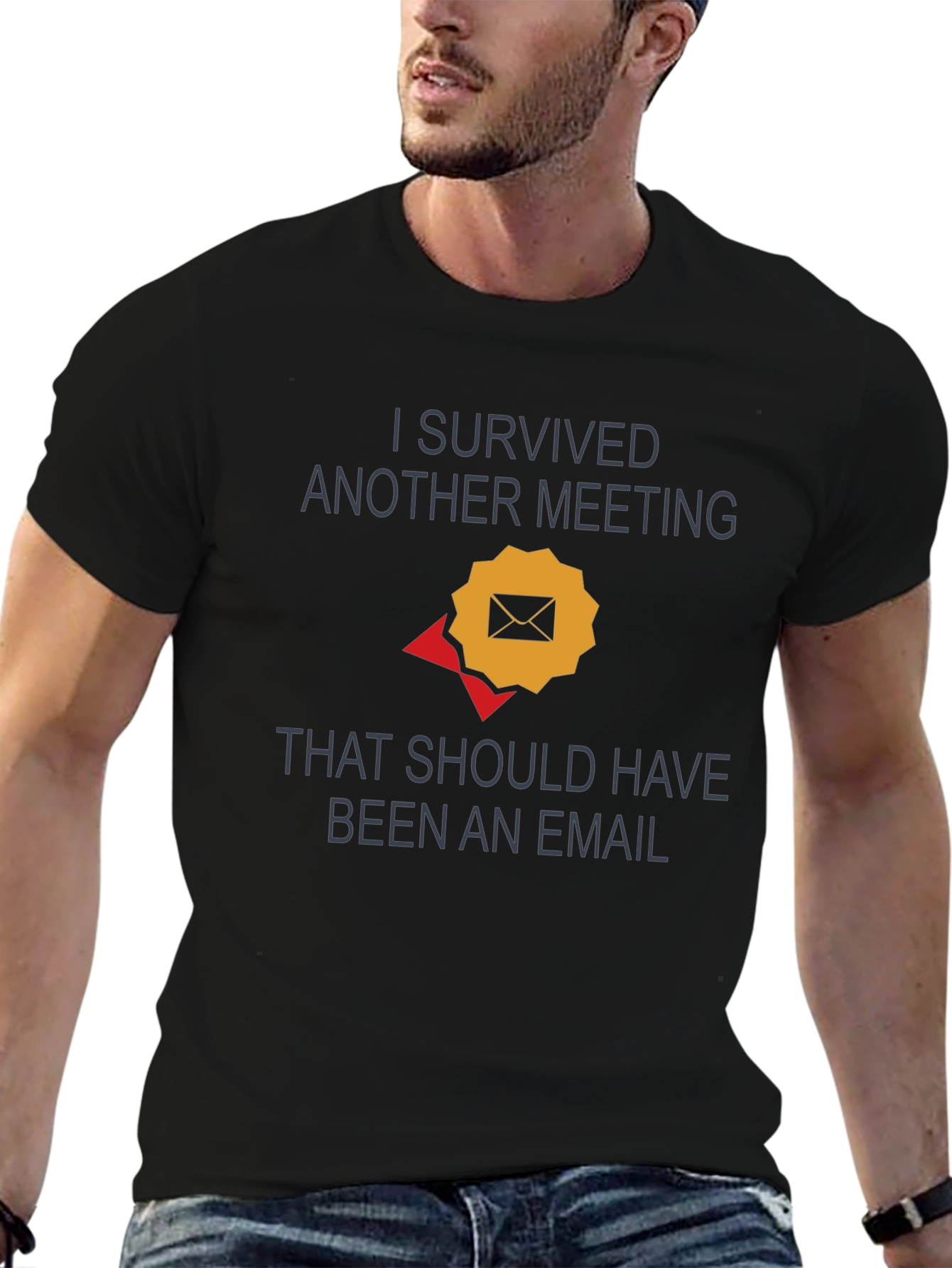 I Survived Another Meeting T-Shirt - Funny Office Tee