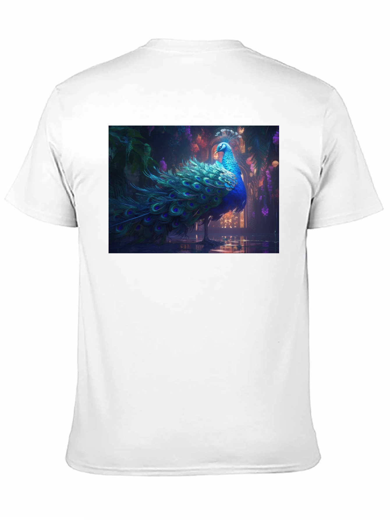 Peacock Graphic Tee - Stylish Mens T-Shirt