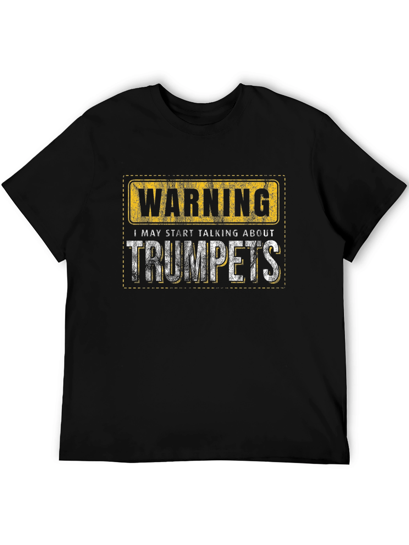 Warning Trumpets T-Shirt - Musician Humor Tee