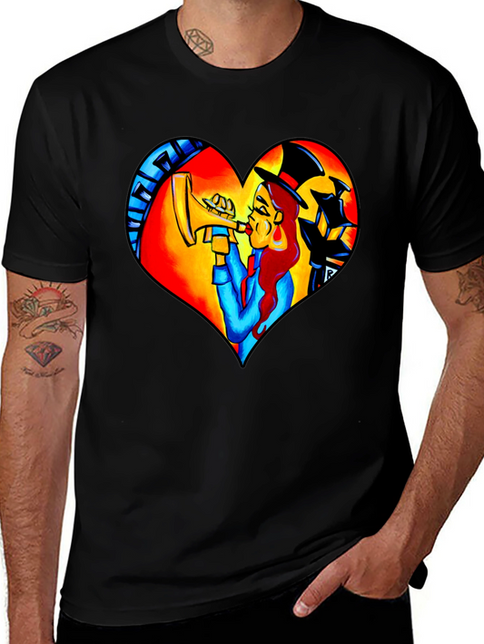 Jazz Heart T-Shirt - Musical Design