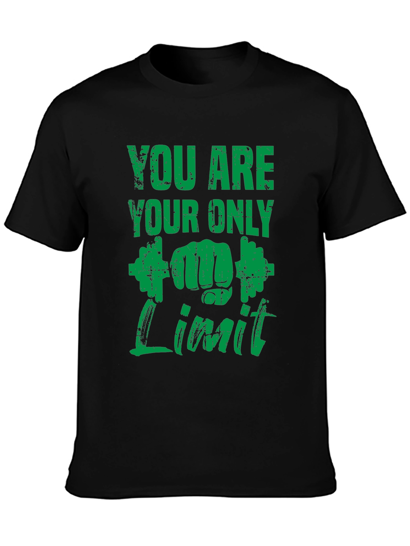 Motivational Gym T-Shirt - You Are Your Only Limit