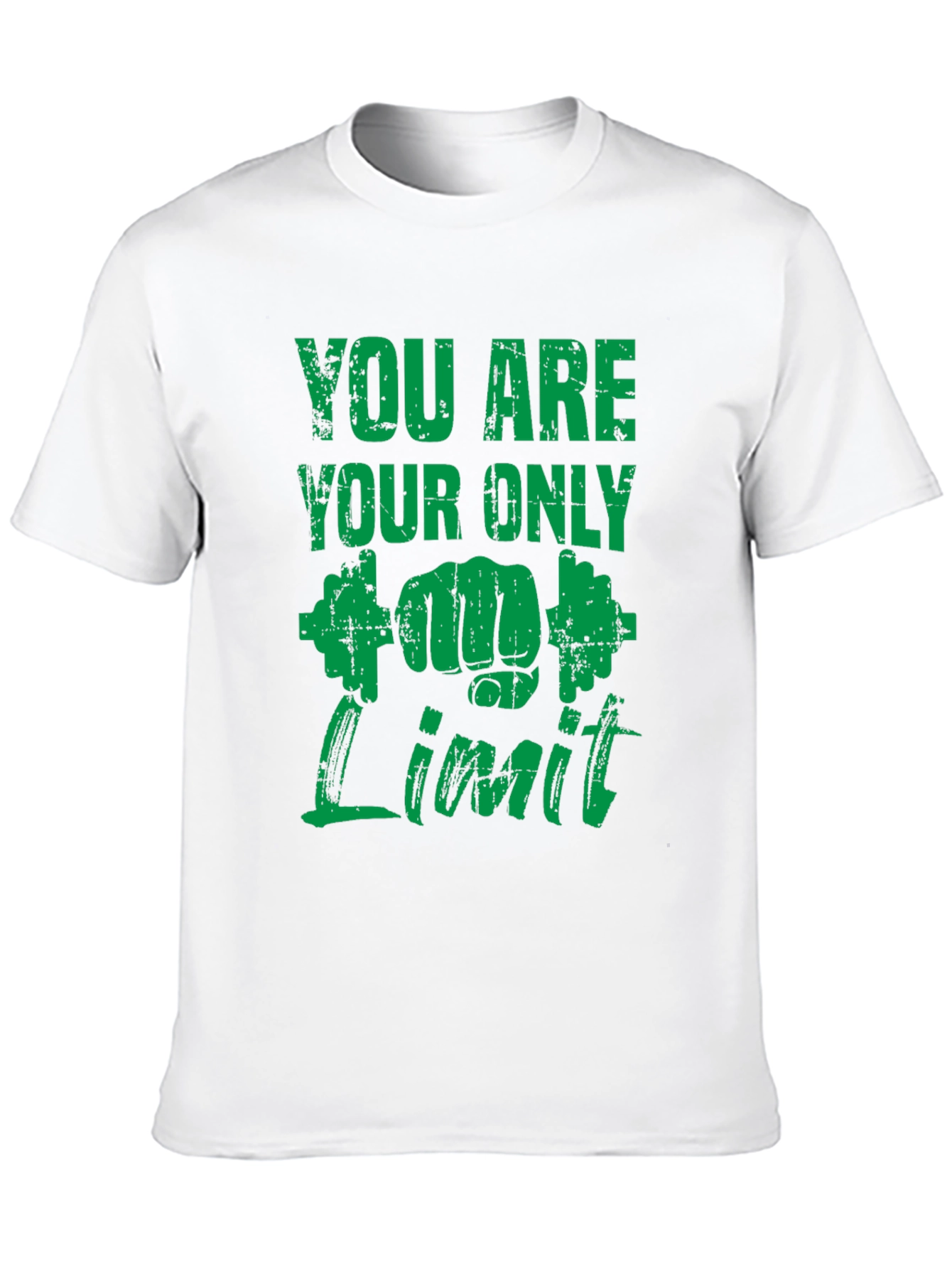 Motivational Gym T-Shirt - You Are Your Only Limit