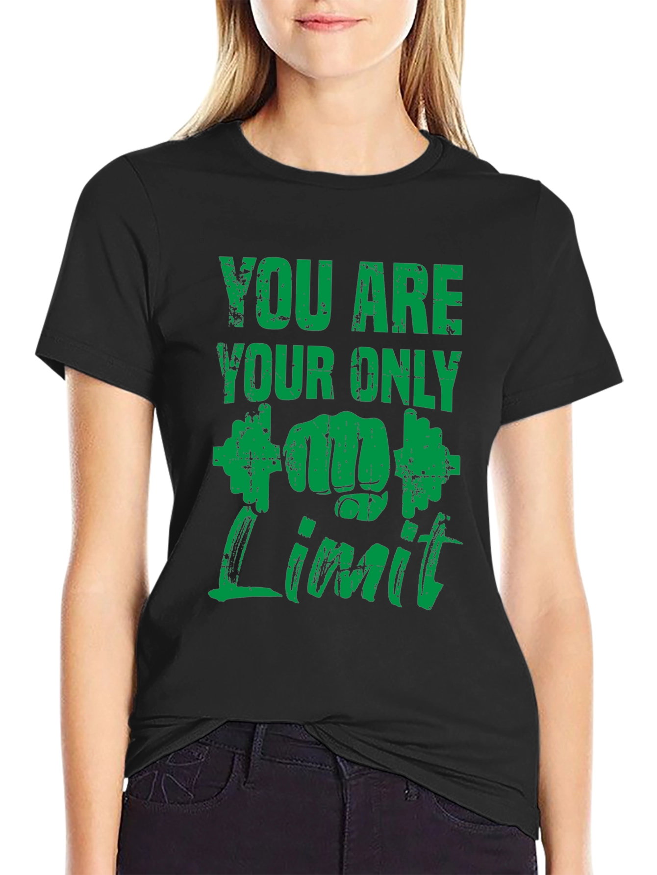 Motivational Gym T-Shirt - You Are Your Only Limit