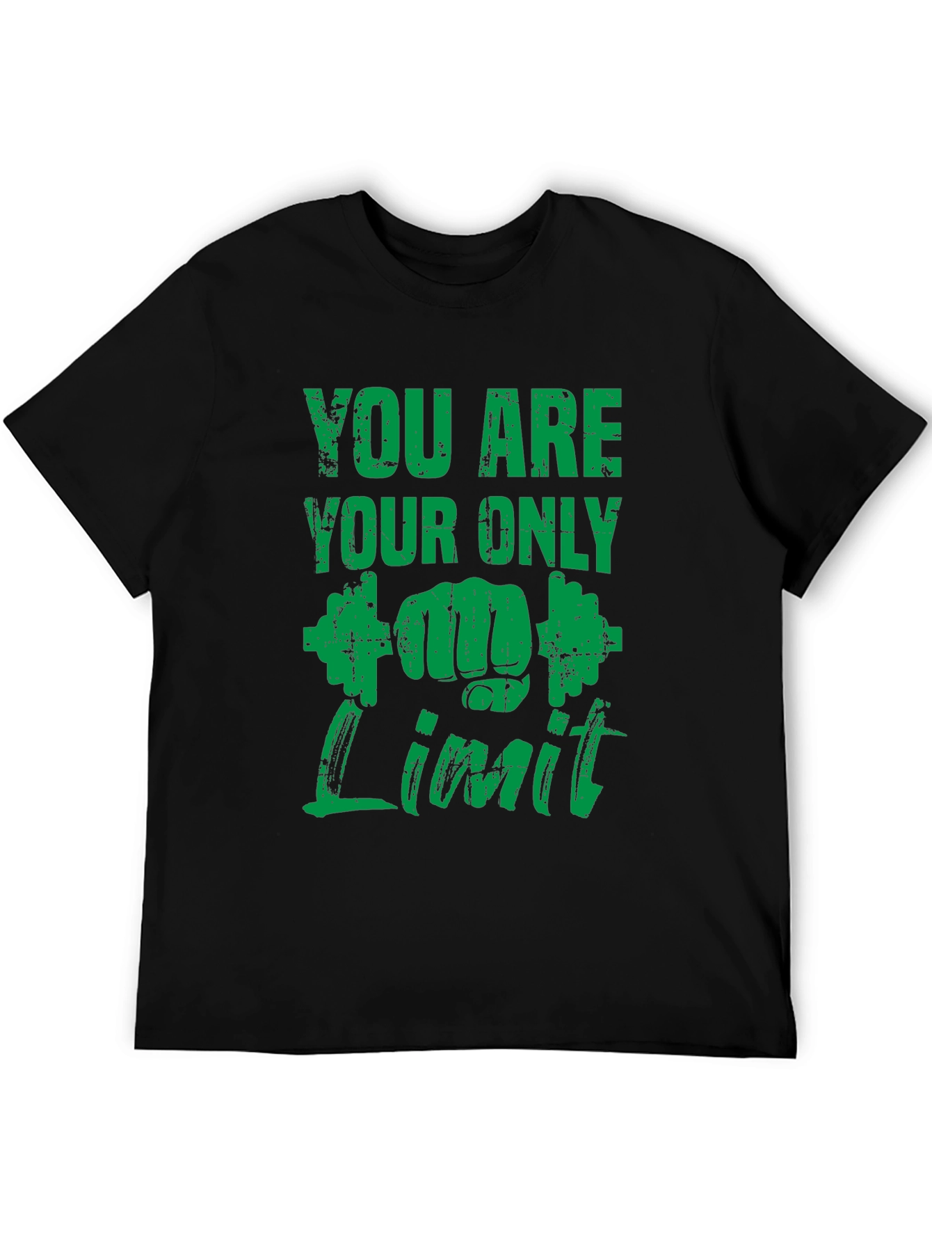 Motivational Gym T-Shirt - You Are Your Only Limit