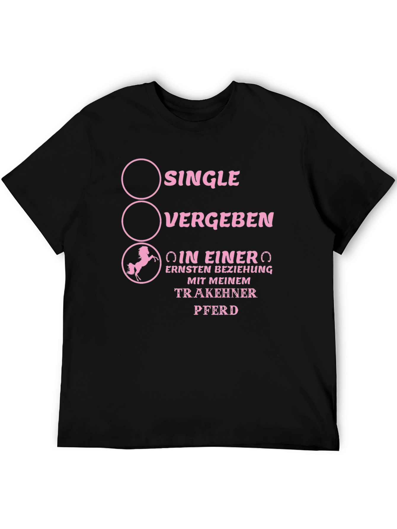 Single Vergaben Trakehner Horse T-Shirt