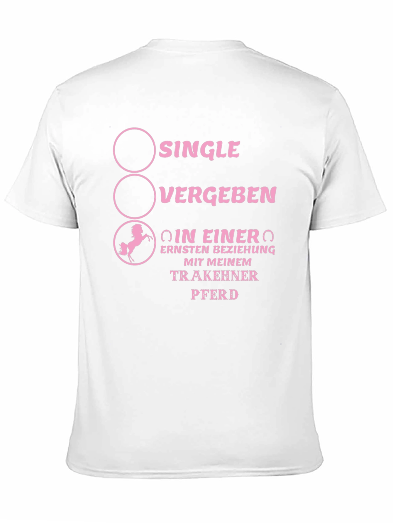Single Vergaben Trakehner Horse T-Shirt