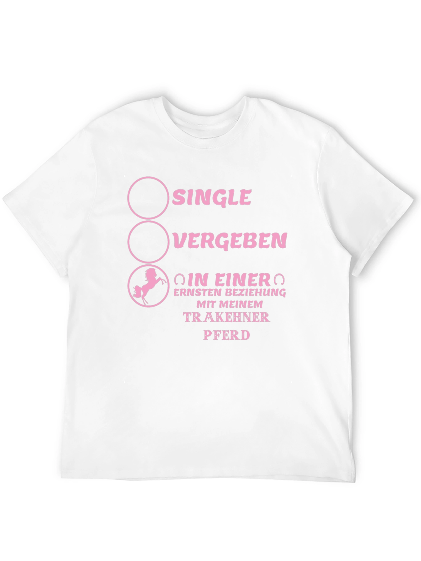 Single Vergaben Trakehner Horse T-Shirt