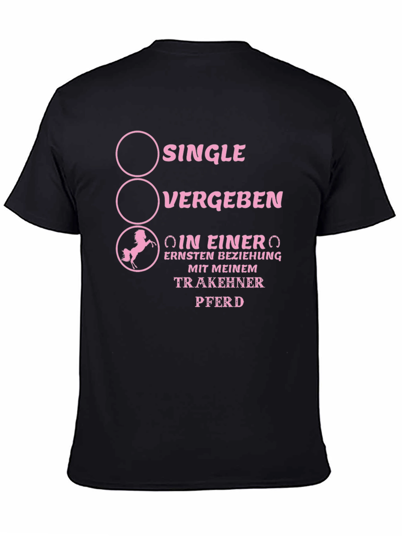 Single Vergaben Trakehner Horse T-Shirt