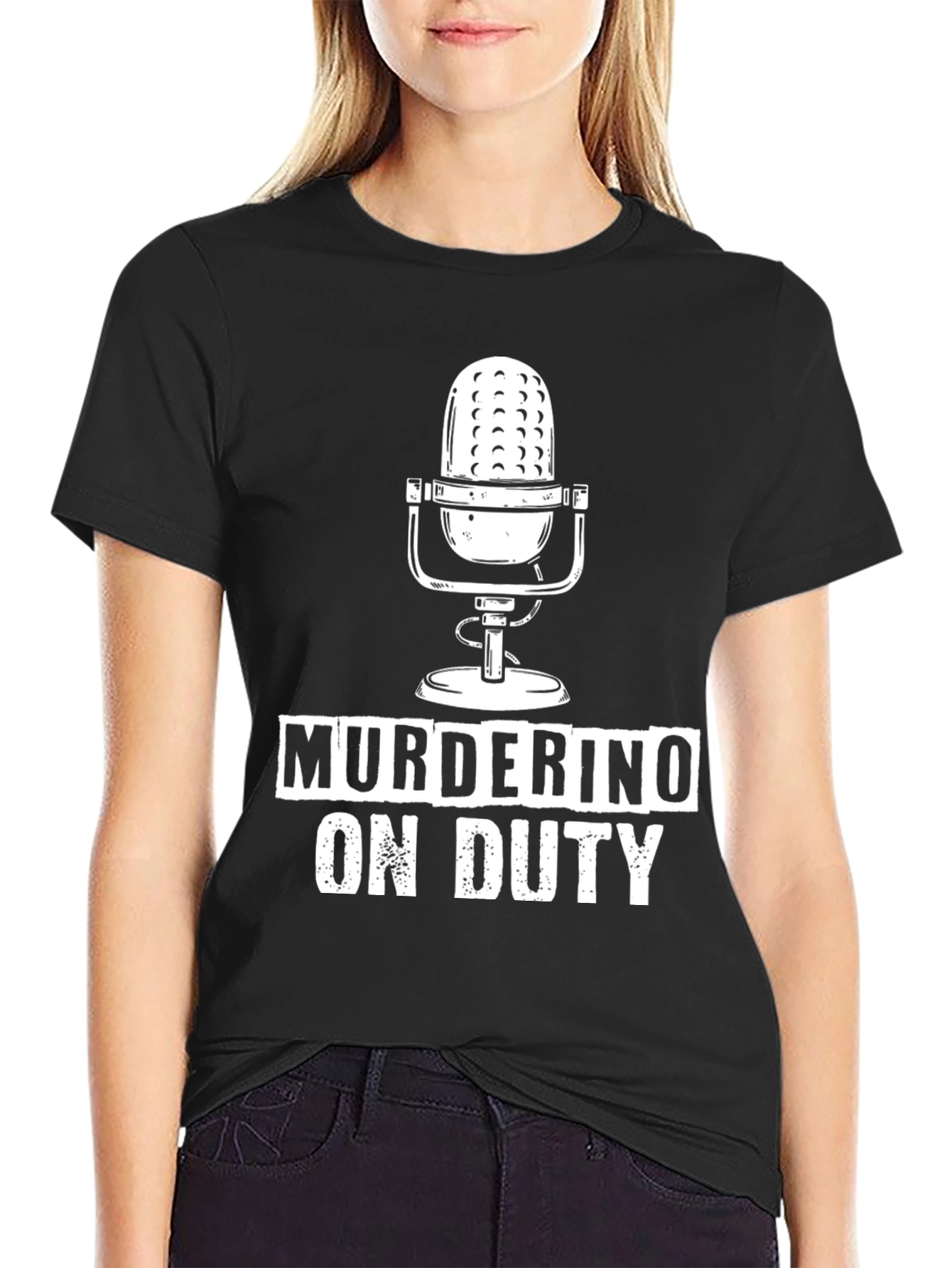 Murderino On Duty Graphic T-Shirt - Podcast Fan Tee