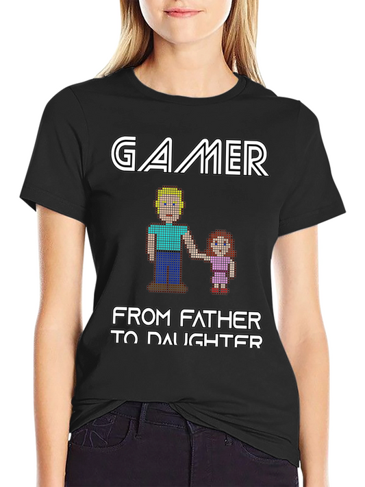 Gamer Father Daughter T-Shirt