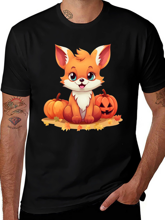 Cute Fox Halloween Graphic Tee