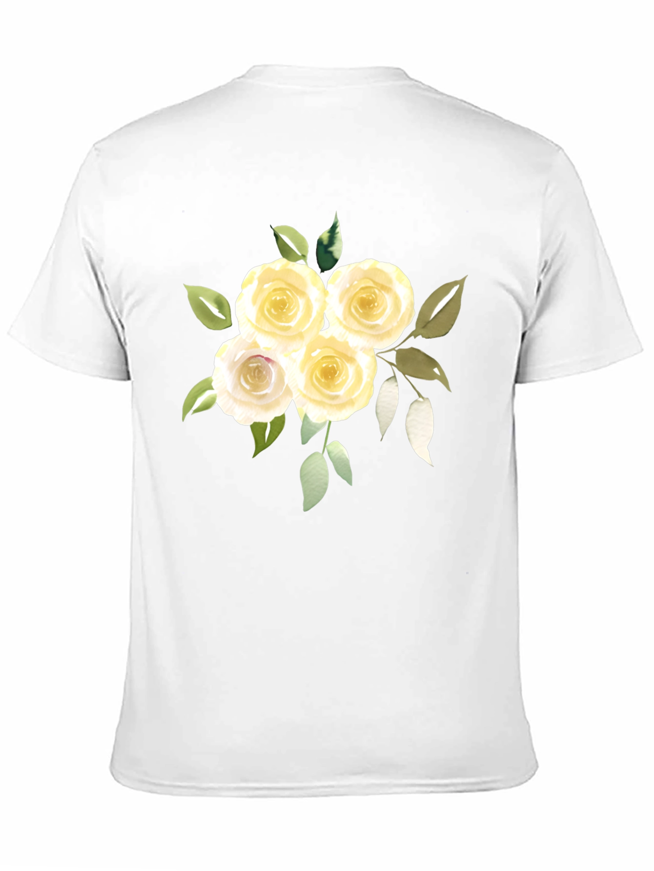 Floral Black T-Shirt