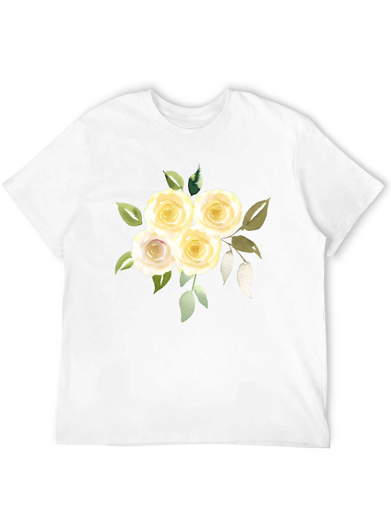 Floral Black T-Shirt