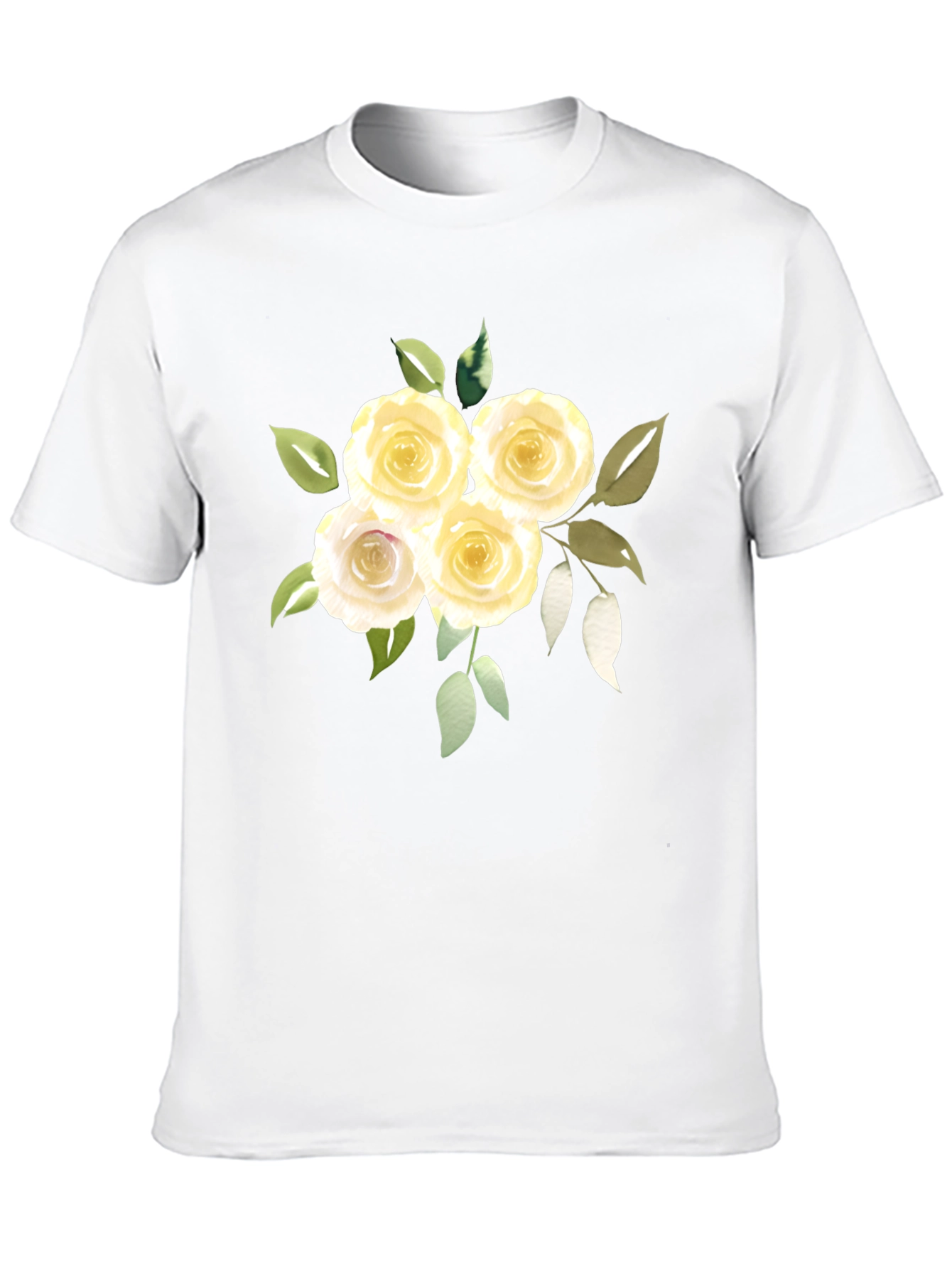 Floral Black T-Shirt