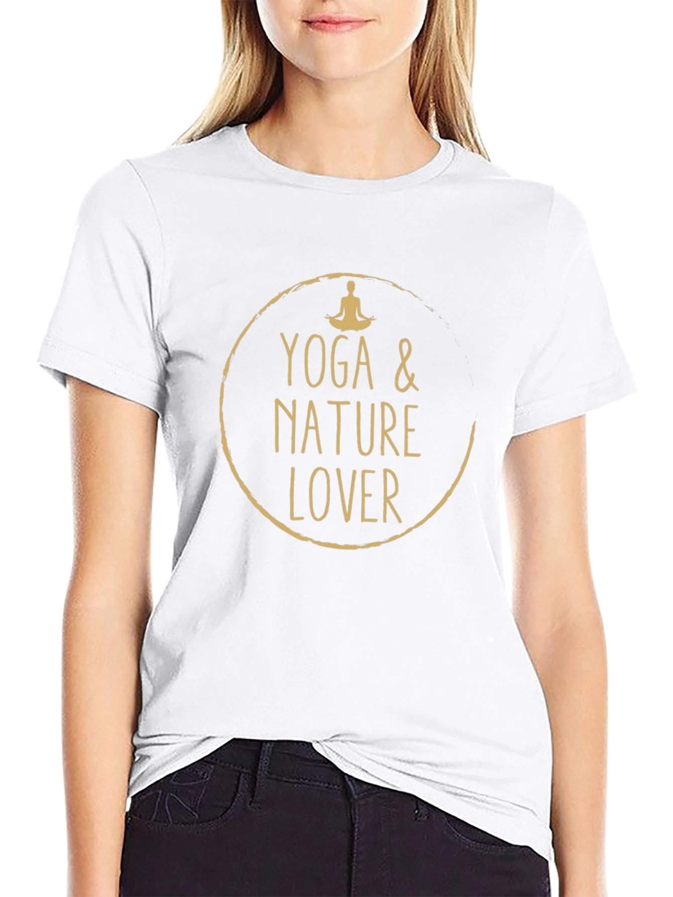 Yoga Nature Lover T-Shirt - Black