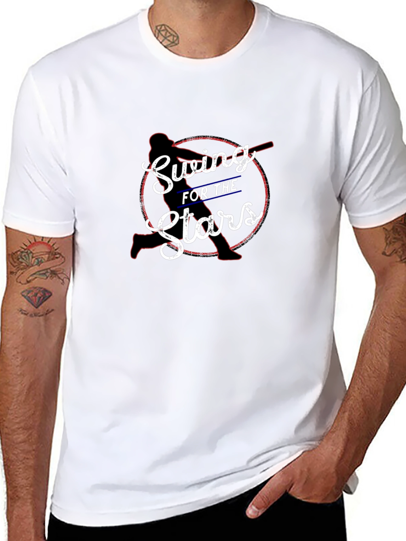 Swing for the Stars Graphic Tee