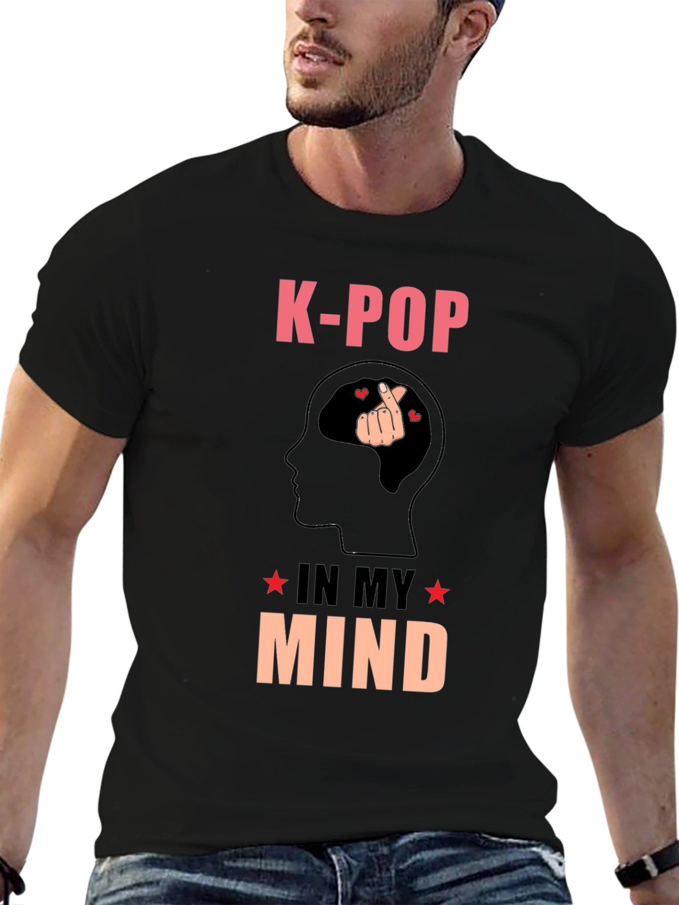 K-POP In My Mind Graphic T-Shirt