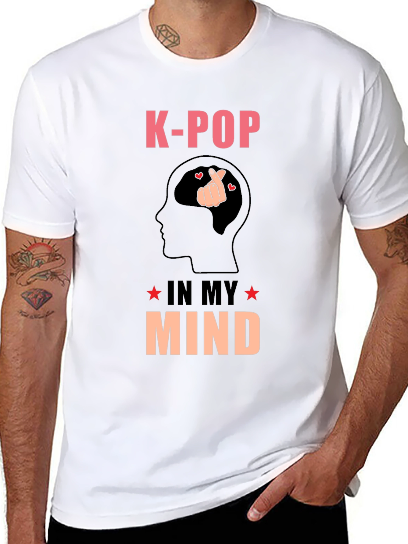 K-POP In My Mind Graphic T-Shirt