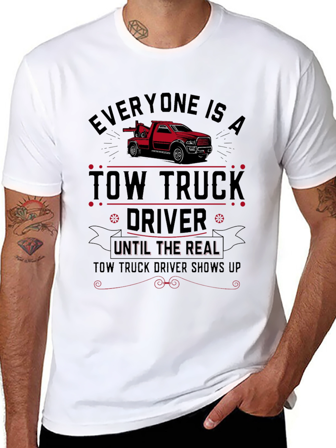 Tow Truck Driver Graphic Tee