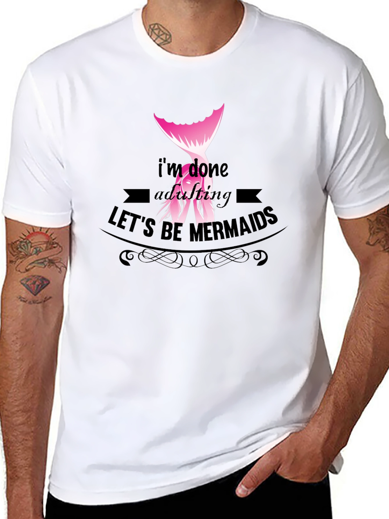 Mermaid Graphic Tee - Lets Be Mermaids