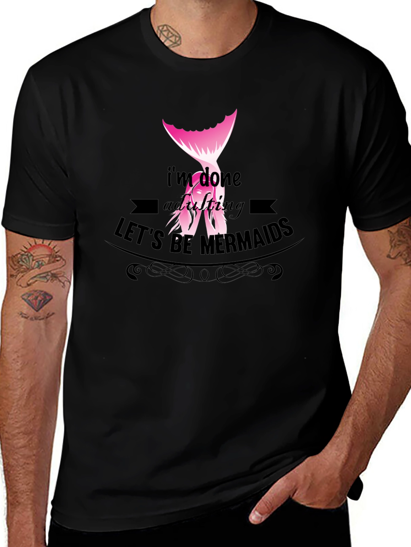 Mermaid Graphic Tee - Lets Be Mermaids