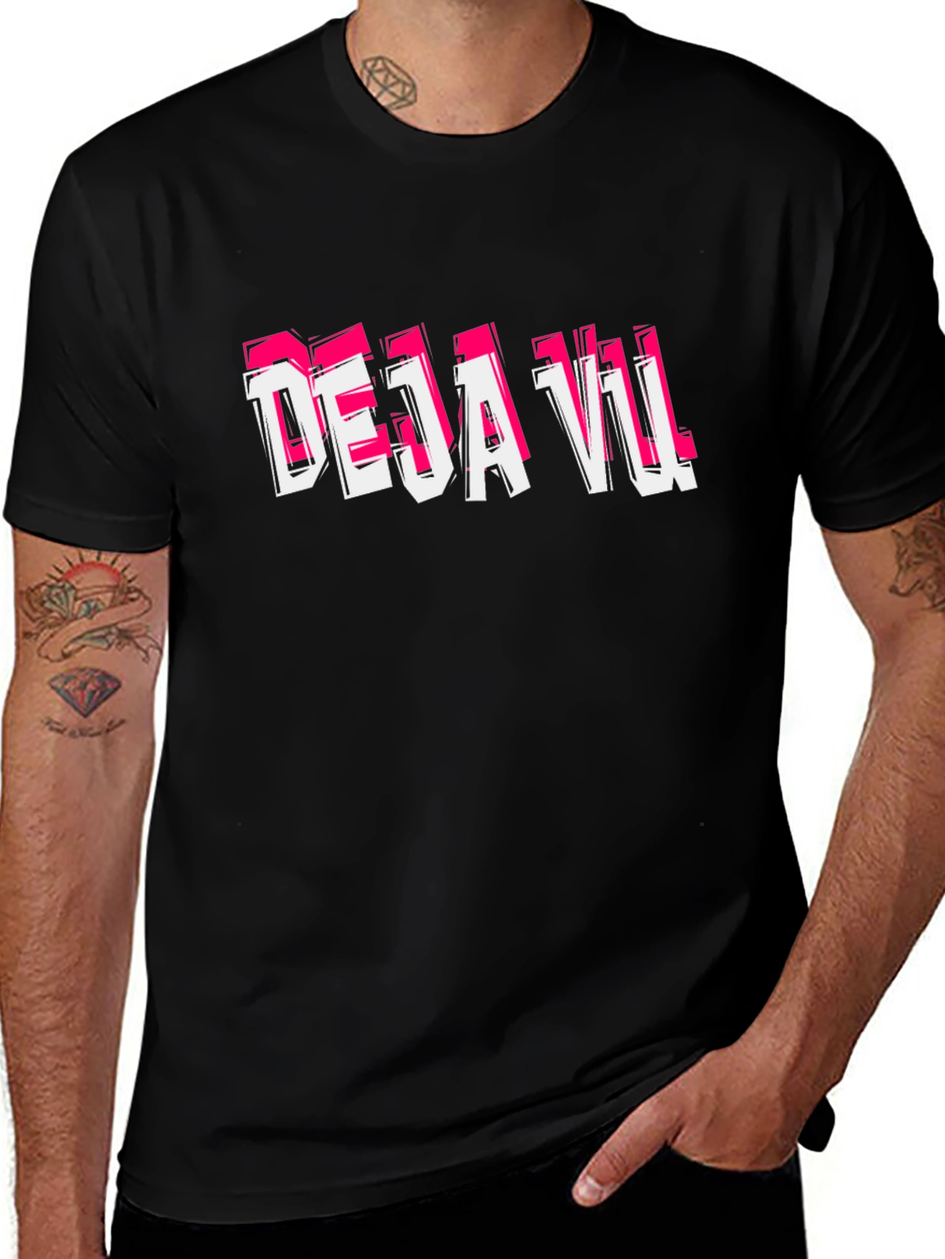 Deja Vu Graphic Tee - Bold Streetwear Style