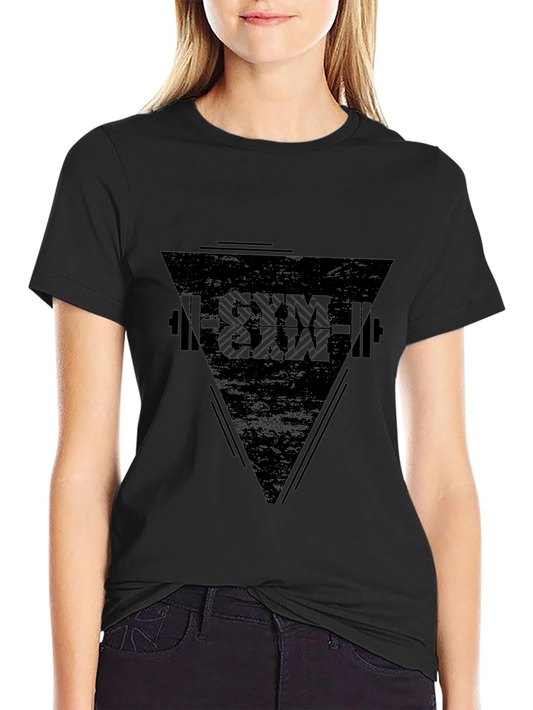 Gym & Gain Black Graphic T-Shirt