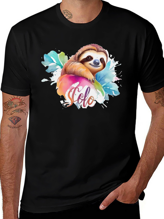 Cute Sloth Watercolor T-Shirt