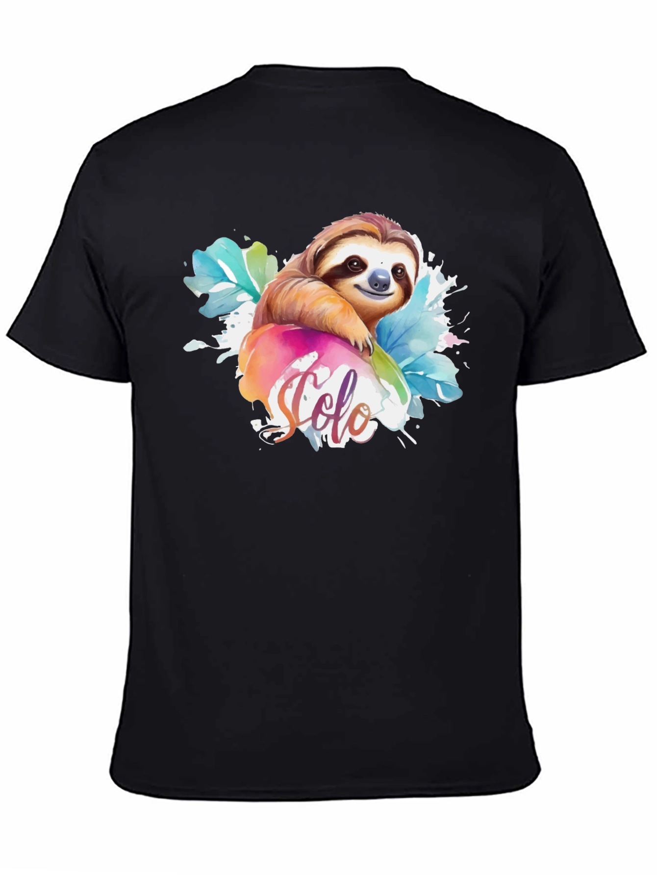Cute Sloth Watercolor T-Shirt