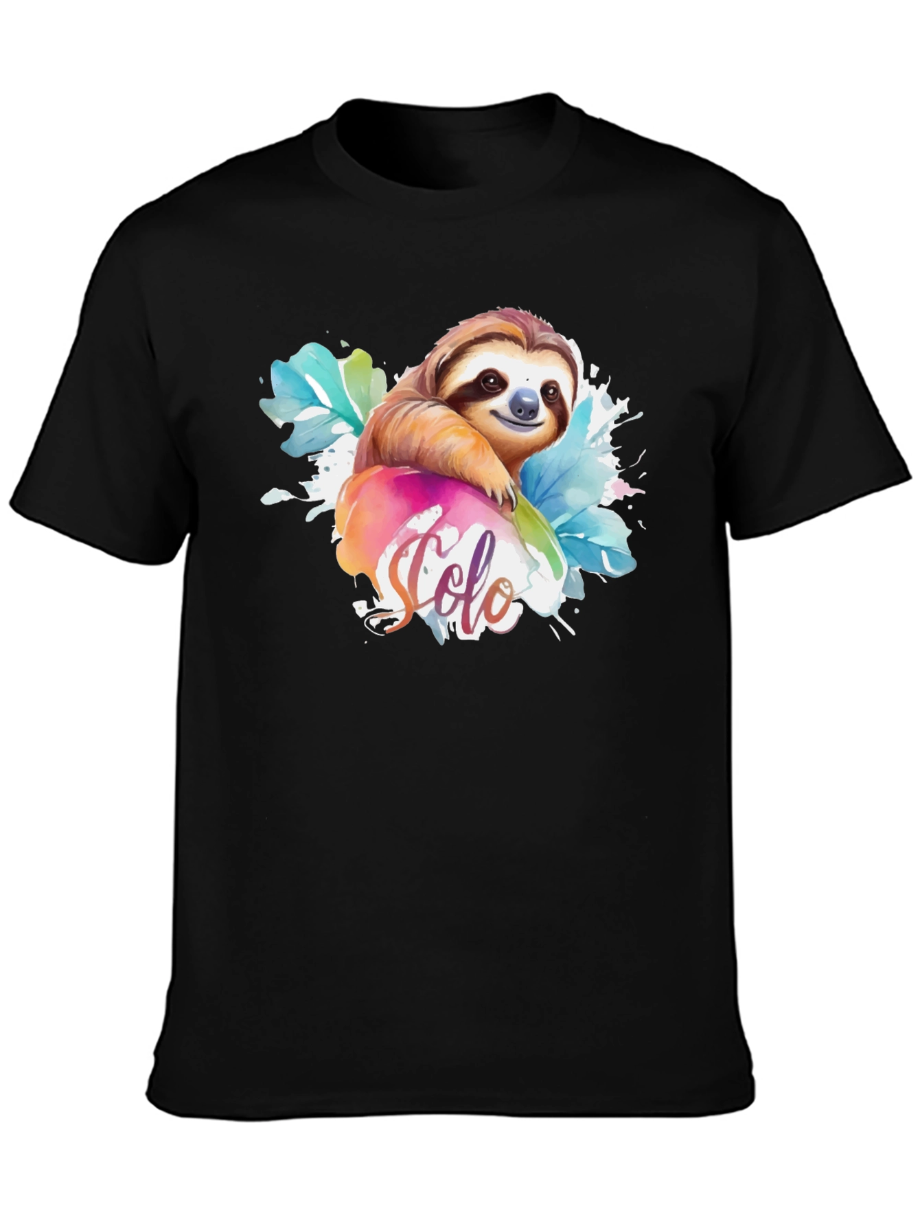Cute Sloth Watercolor T-Shirt