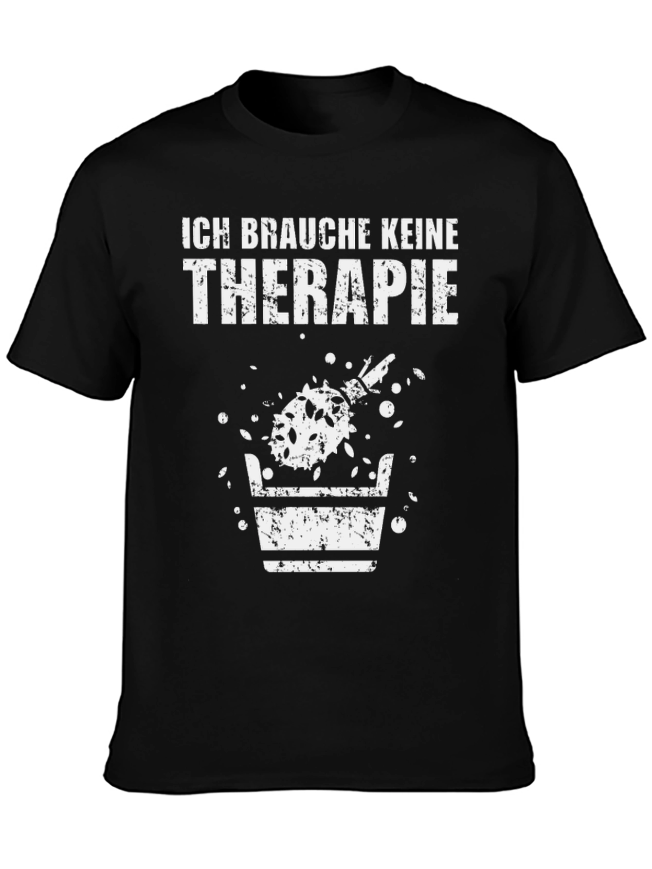 Ich Brauche Keine Therapie Beer T-Shirt