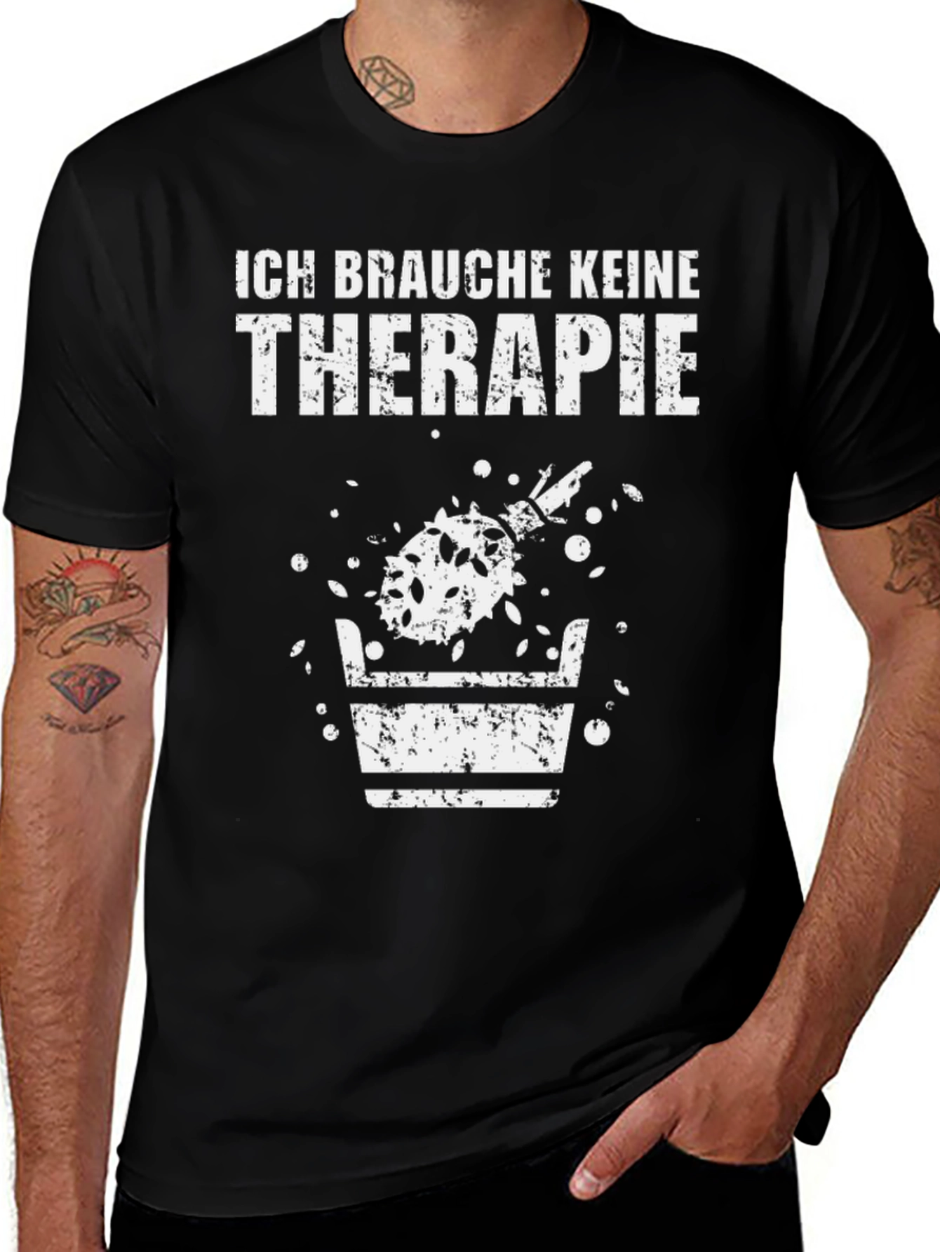 Ich Brauche Keine Therapie Beer T-Shirt