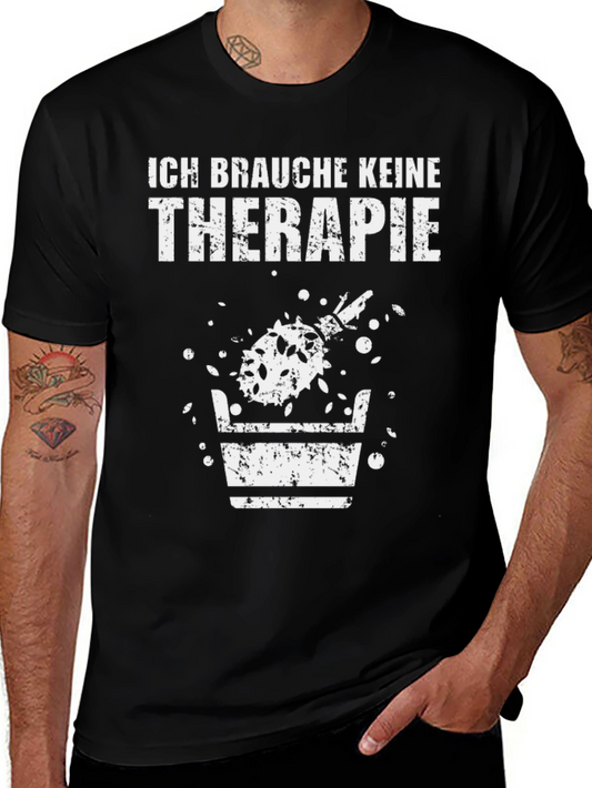 Ich Brauche Keine Therapie Beer T-Shirt
