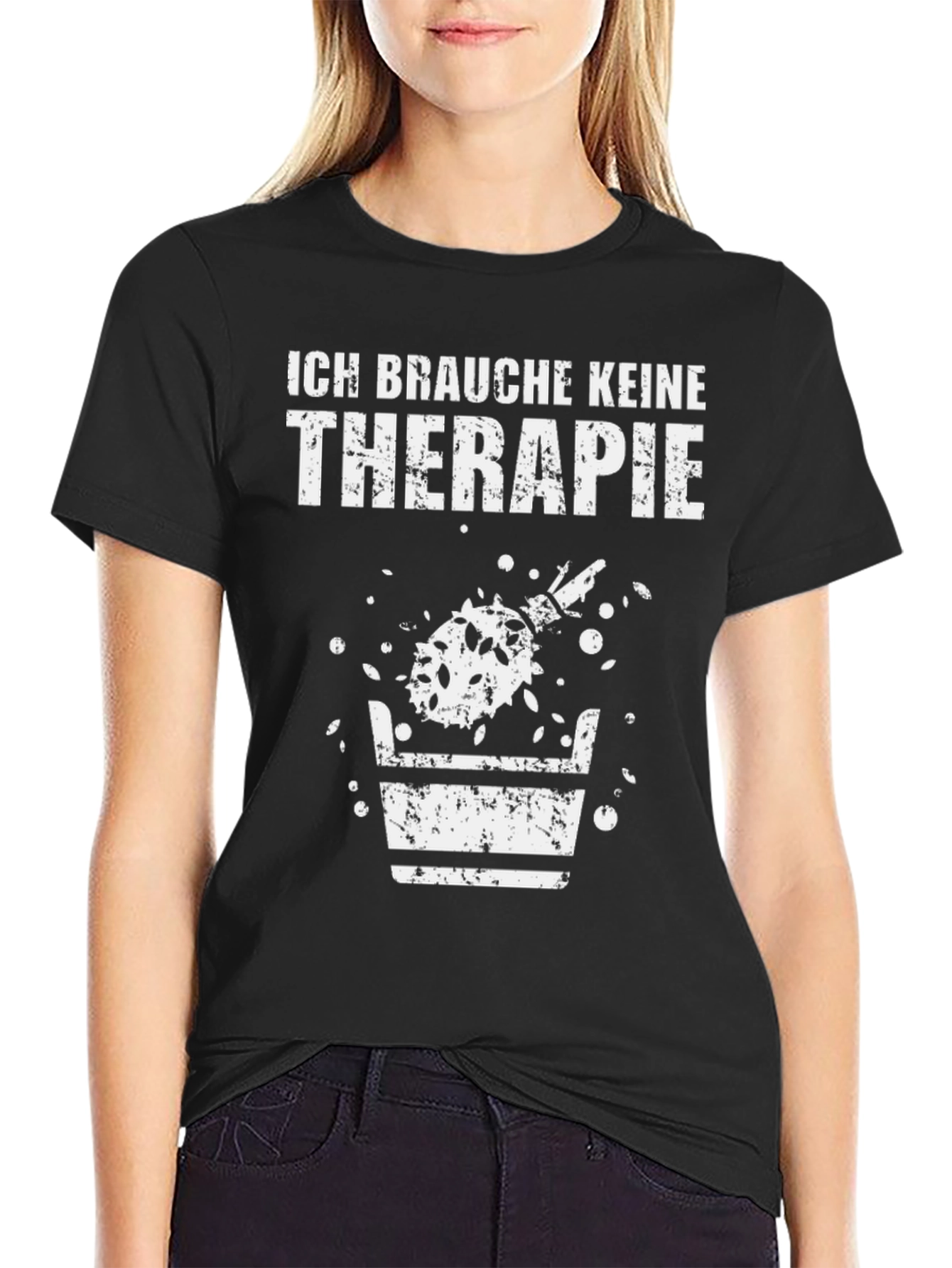Ich Brauche Keine Therapie Beer T-Shirt