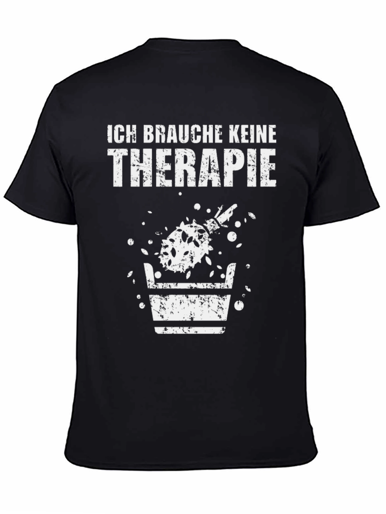 Ich Brauche Keine Therapie Beer T-Shirt