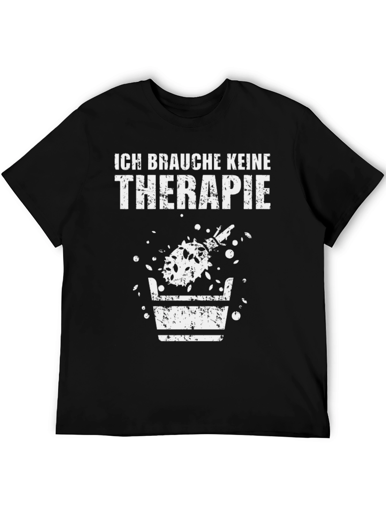 Ich Brauche Keine Therapie Beer T-Shirt