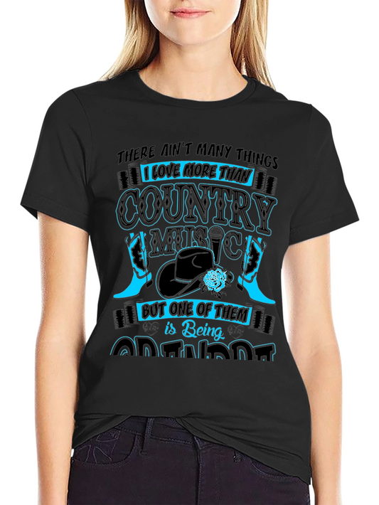 Country Music & Outdoors Graphic T-Shirt