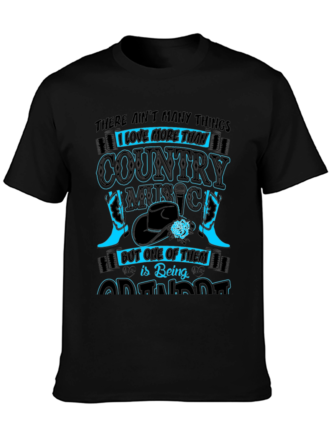 Country Music & Outdoors Graphic T-Shirt