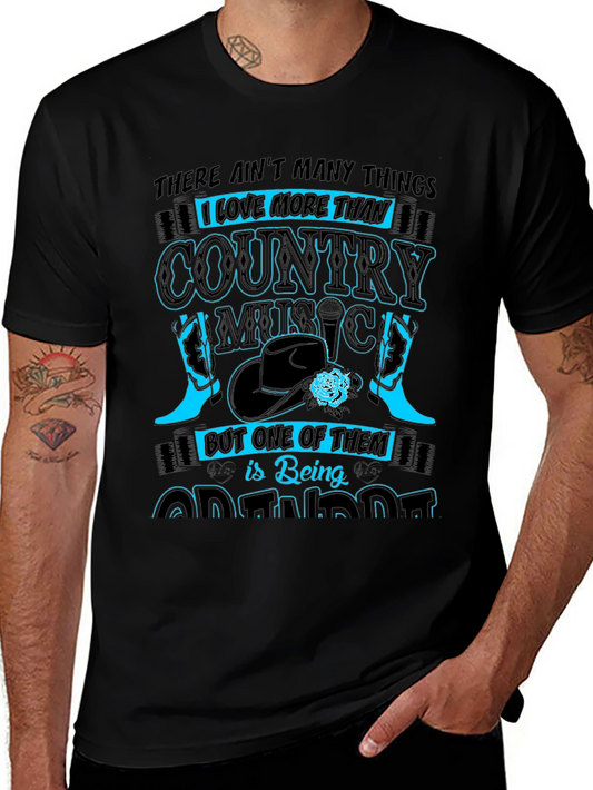 Country Music & Outdoors Graphic T-Shirt