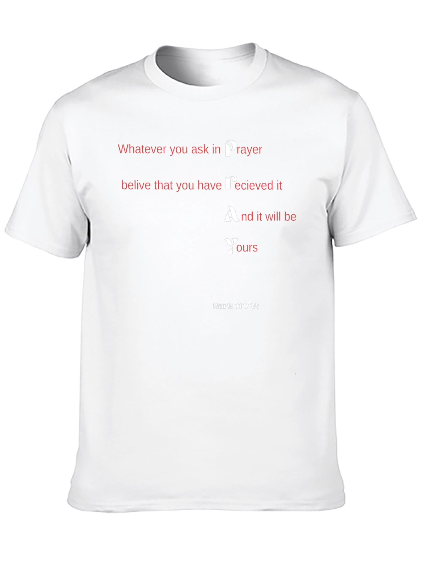 Pray T-Shirt - Christian Religious Tee
