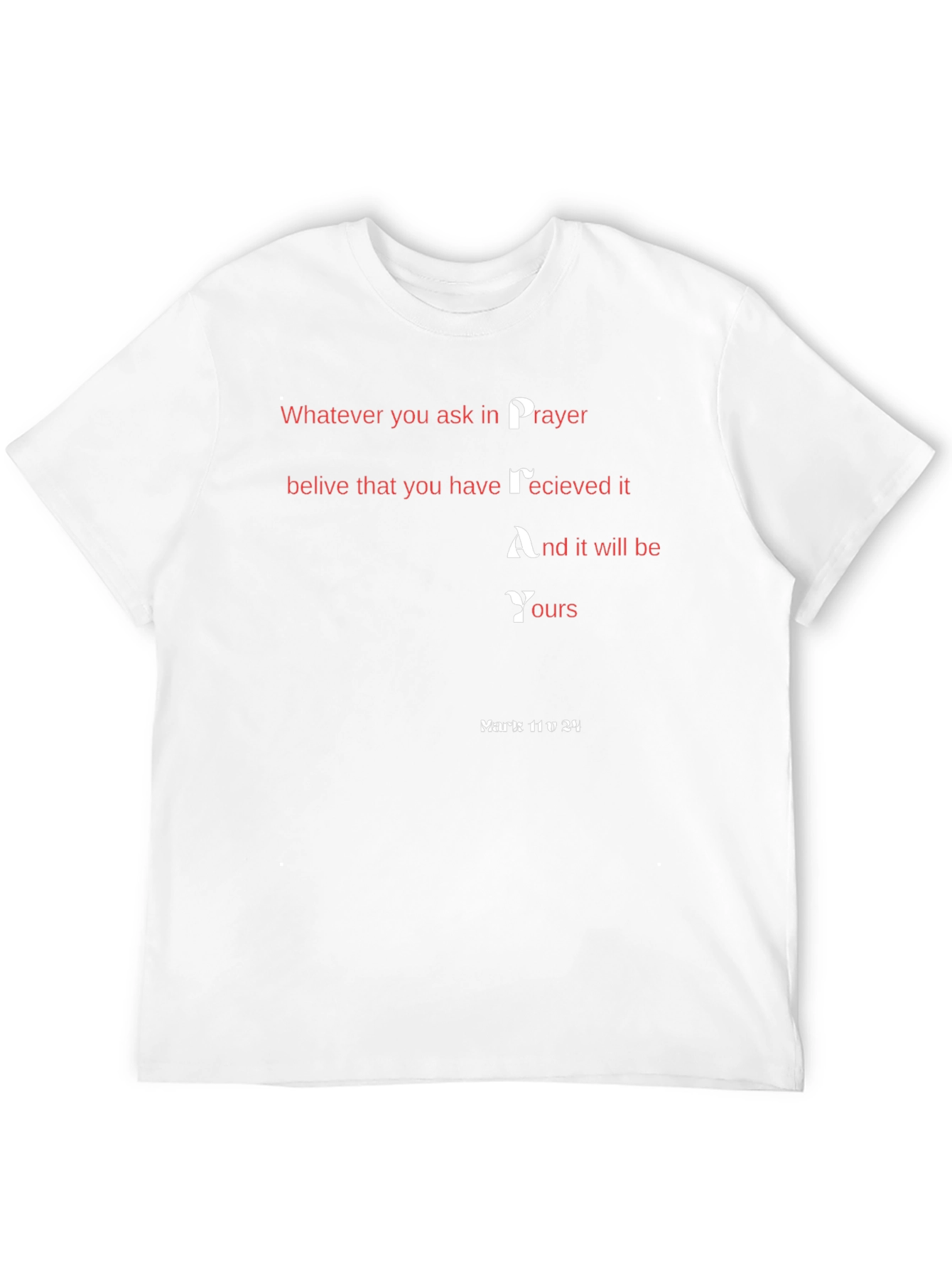 Pray T-Shirt - Christian Religious Tee