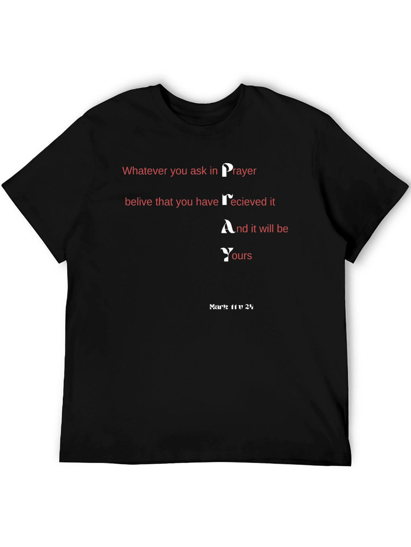 Pray T-Shirt - Christian Religious Tee