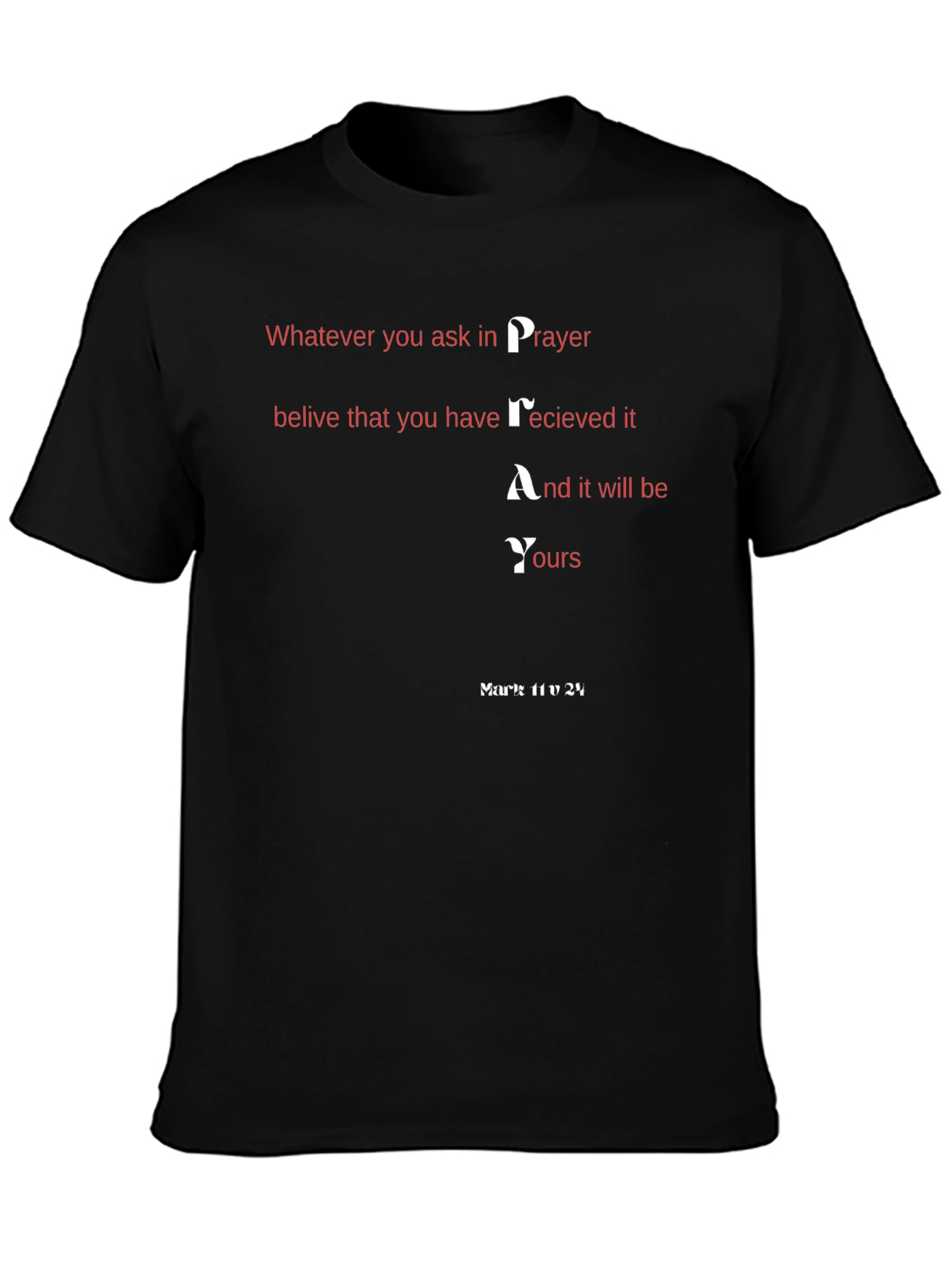 Pray T-Shirt - Christian Religious Tee