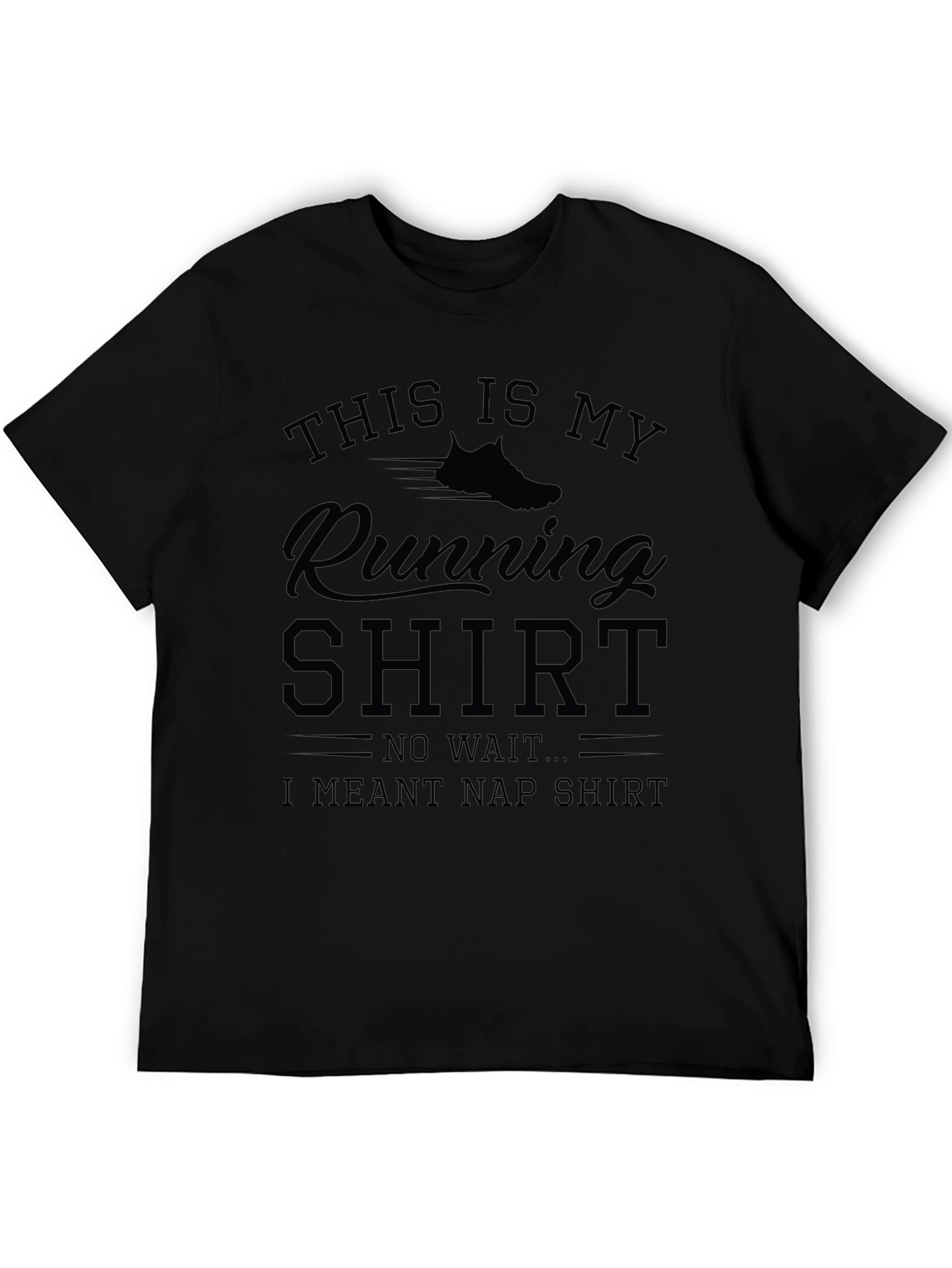 Funny Running to Napping T-Shirt