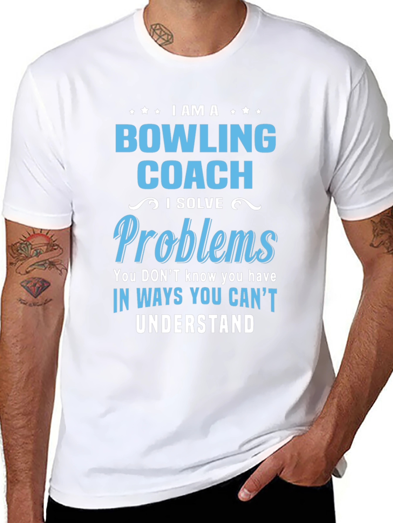 Bowling Coach T-Shirt - I Solve Problems