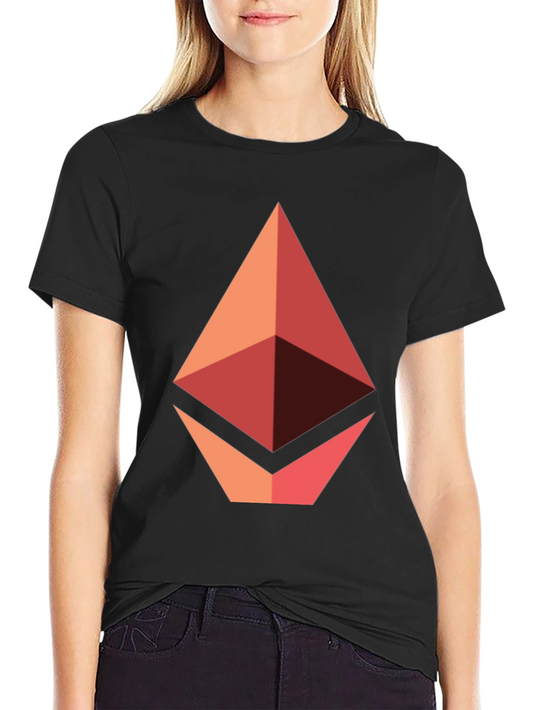 Ethereum Logo Graphic Tee - Modern Crypto T-Shirt