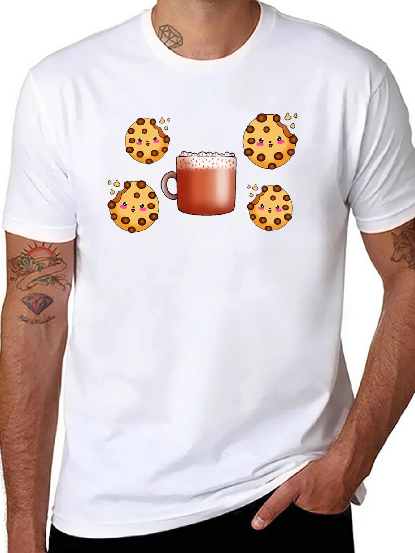 Cookies and Cocoa Black T-Shirt