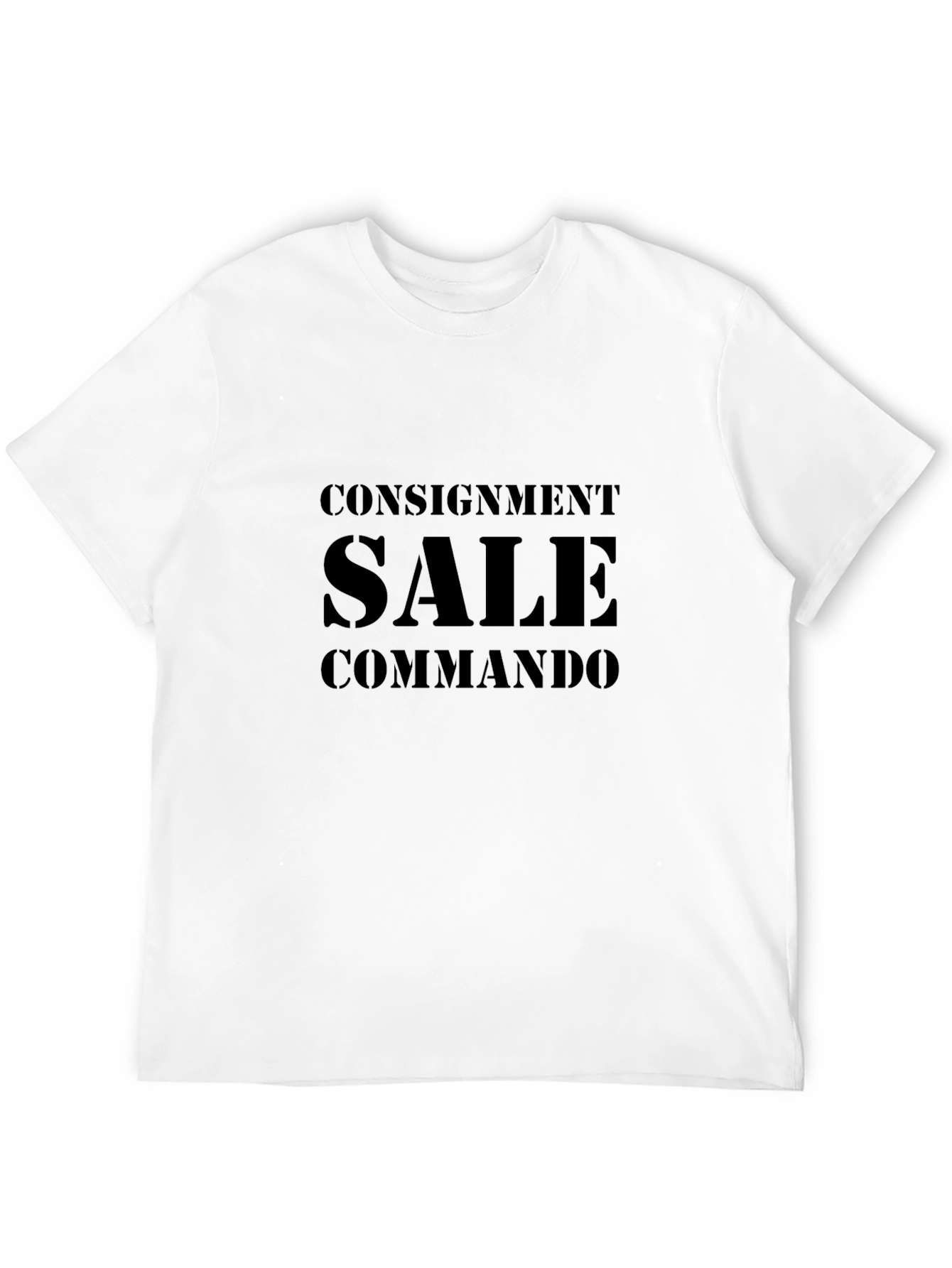 Consignment Sale Commando Black T-Shirt