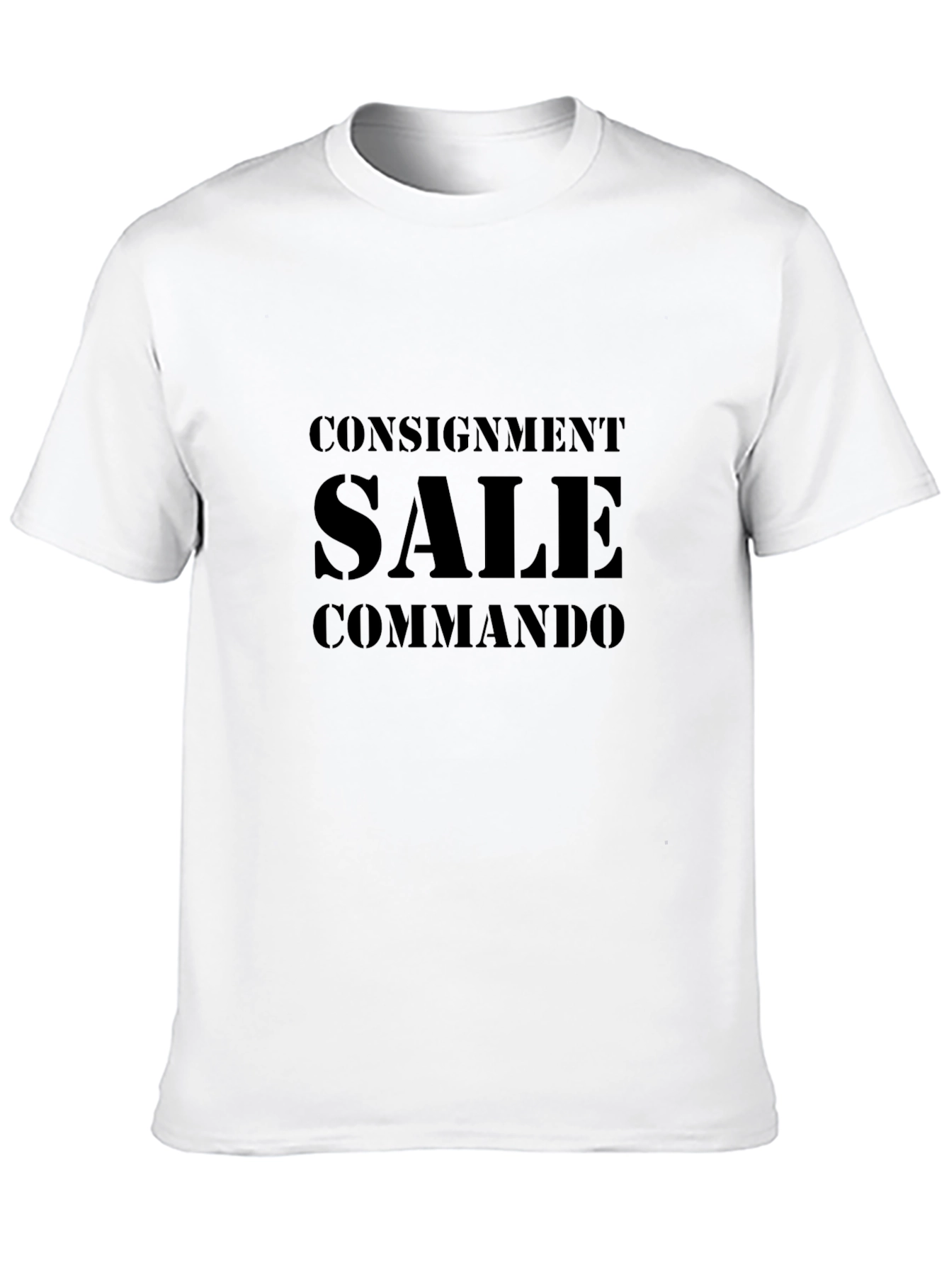 Consignment Sale Commando Black T-Shirt