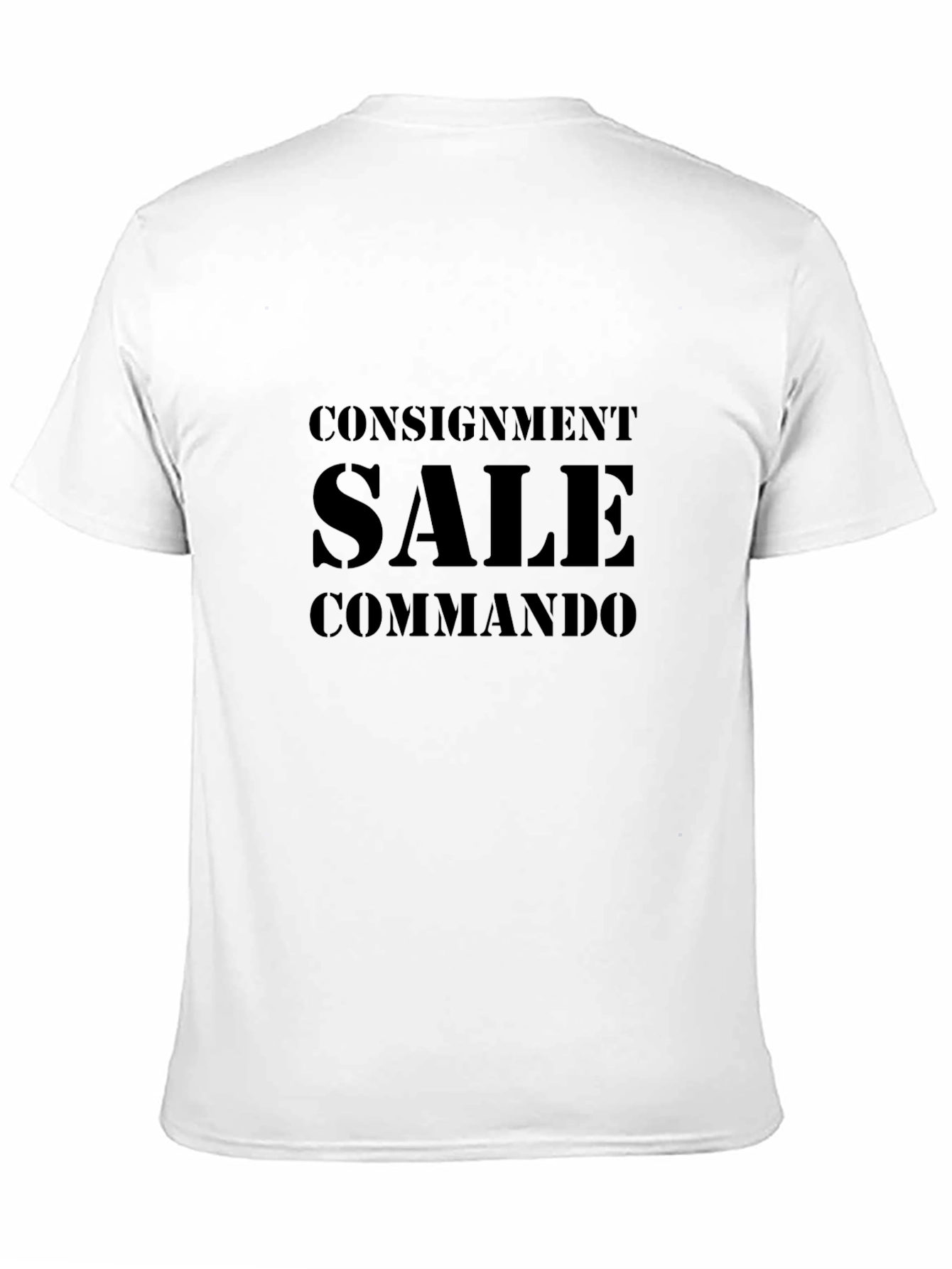 Consignment Sale Commando Black T-Shirt